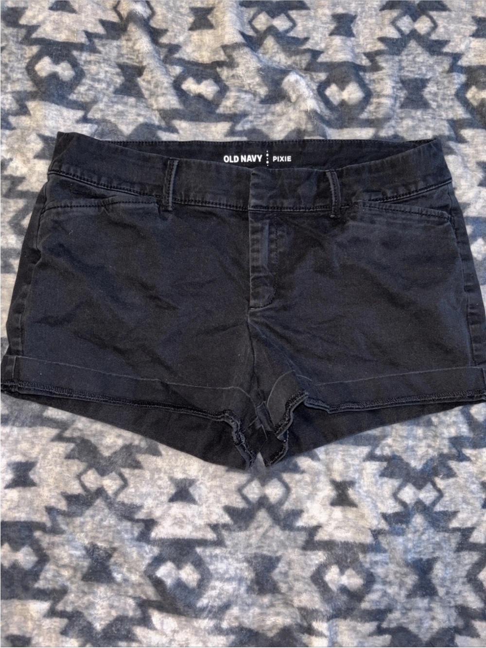 Old Navy Black Pixie Jean Shorts Size 4